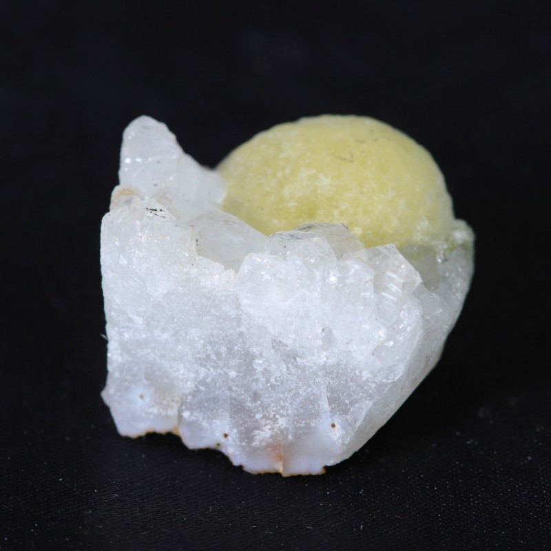 Fluorite Ball sur Quartz - Inde