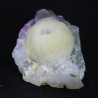 Fluorite Ball sur Quartz - Inde