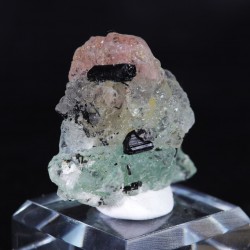 Fluorite et Tourmaline - Pakistan