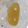 Pendentif pierre percée Fluorite jaune