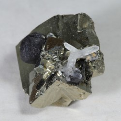 Pyrite, Sphalérite et Quartz - Pérou