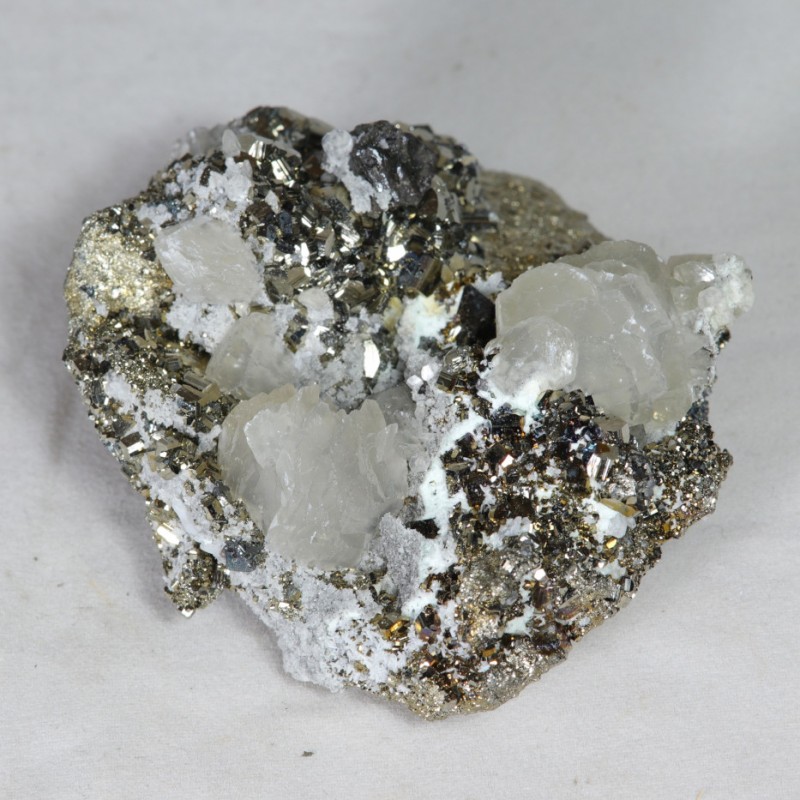 Pyrite, Sphalérite et Calcite - Pérou