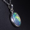 Pendentif Opale d'Ethiopie sertie argent 925