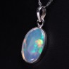 Pendentif Opale d'Ethiopie sertie argent 925