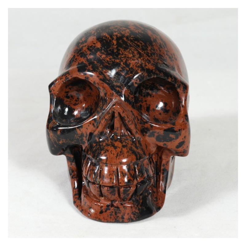 Pierre à poser Crâne - Obsidienne Rouge