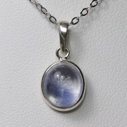 Pendentif Quartz à Dumortiérite - Argent 925