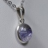 Pendentif Quartz à Dumortiérite - Argent 925