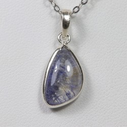 Pendentif Quartz à Dumortiérite - Argent 925