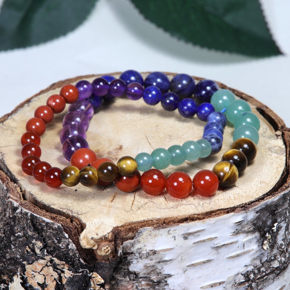Bracelet en aventurine verte, perle boule, fil élastique, fait à la main
