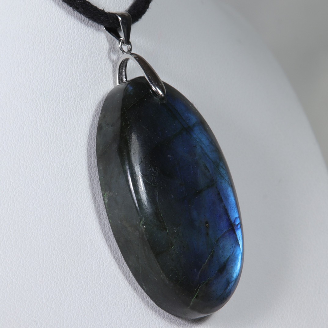 Pendentif En Pierre Labradorite Naturelle - 19 Grammes, Neuf Avec étiquette