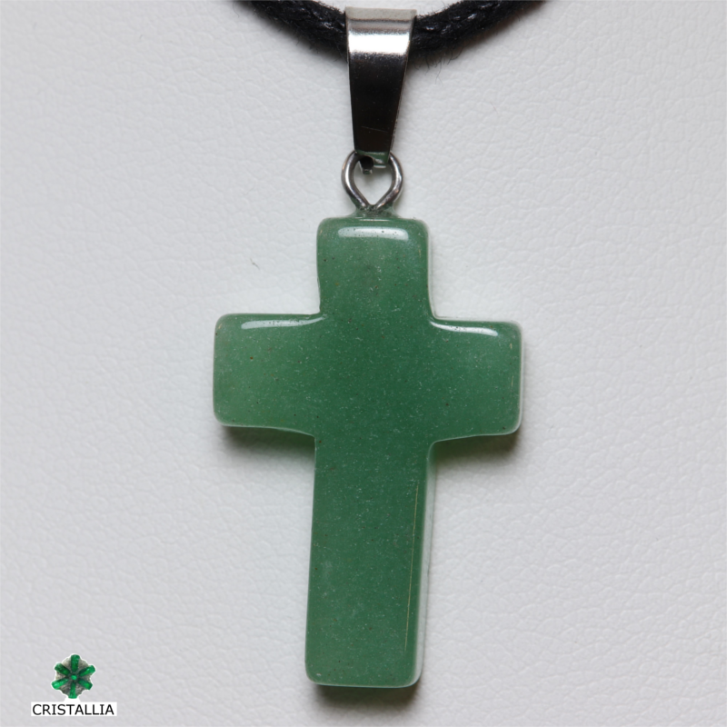 Pendentif Aventurine Verte sur Argent Lady M - Minerals Sore